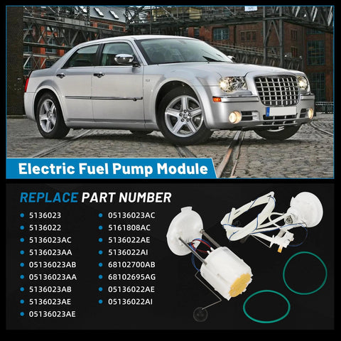 Beefed Up Electric Fuel Pump Module Replacement For 2005 Through 2015 Chrysler 300 Dodge Challenger Charger Magnum With Sending Unit