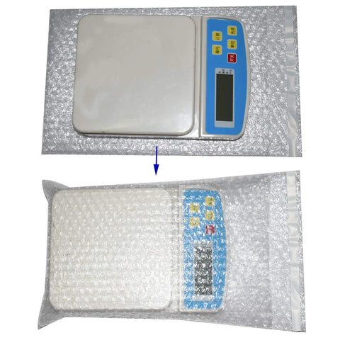 Self Sealing Bubble Out Bags 8x12 Inch For Moving, Shipping, And Storage Double Sided Cushioning Pouches With Premium Seal holding electronics