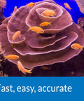 Zero Drama Saltwater Aquarium Water Test Kit Providing 550 Rock Solid Tests For Salinity Ph Ammonia And Nitrites To Catch Bad Water Instantly