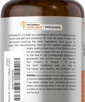 Calcium With Vitamin D3 600 Mg Softgels For Strong Bones And Daily Health Non GMO Gluten Free 120 Count bottle back view