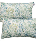 Pack Of 2 12x20 Patio Lumbar Pillows Waterproof Outdoor Cushions With Inner Fill Cozy Fade Resistant Decorative Garden Cushions For Patio Terrace And Outdoor Sofa Use