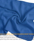Blue Cotton Shop Towels 12 By 14 Inches Heavy Duty Workhorse Pack Of 100 Reusable Absorbent Cleaning Rags