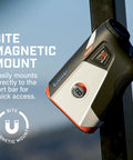 Game Ready Tour V6 Shift Rangefinder With Slope Compensation magnetic mount on cart bar