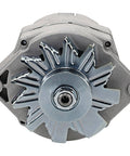 Front view of Replacement Alternator Conversion Kit For 12V 63A CW Rotation Plug And Play 1 Groove Two Point Four Eight Inch Pulley OD