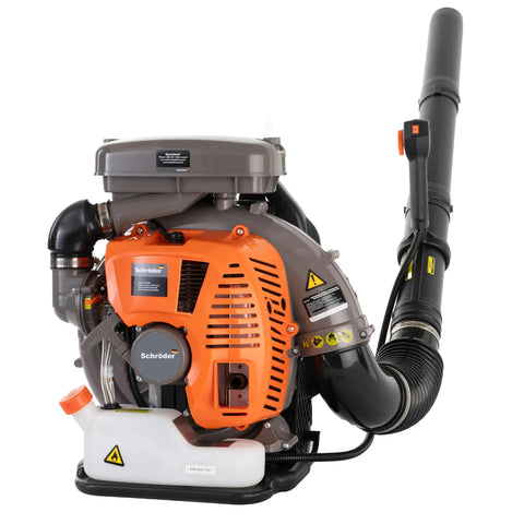 Gas Backpack Leaf Blower Delivers 3.7 HP Power From 63.3cc Engine With Up To 230 MPH Airspeed And 920 CFM, SR 6400L