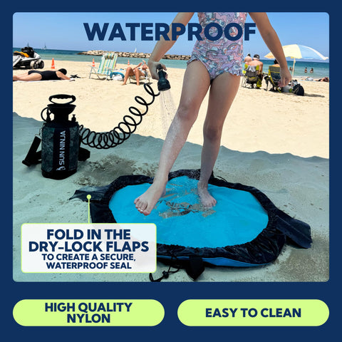 Wetsuit Changing Mat And Dry Bag Combo Waterproof Beach Changing Pad No More Soggy Seats Keeps Your Car Clean And Dry While Protecting Surf Gear Ideal Gift For Surfers