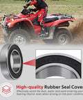 Honda Left Rear Axle Wheel Bearing And Seal Replacement Kit For Rancher Foreman Rubicon ATV Models 350 400 450 500 520