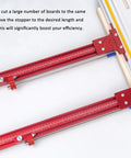 Built Like A Tank Dual Track Saw Parallel Guide System For Dead On Repeat Rip Cuts Heavy Duty Woodworking Jig with adjustable red rails.