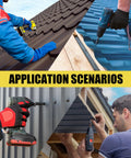 Self Drilling Roofing Screws 1 Inch Yellow Hex Head With EPDM Washer For Thin Metal Under Two Point Four mm And Wood Structures used