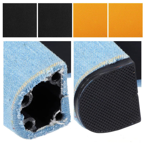 4 Pack Boot Heel Patches And Sole Repair Caps Non Slip Rubber Heel Caps For Boots And High Heels Square Soles Tread Pads