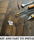 Aluminum Blind Rivets Kit 200 Piece With Dome Drive Heads for quick strong stable fastening next to woodworking tools on table