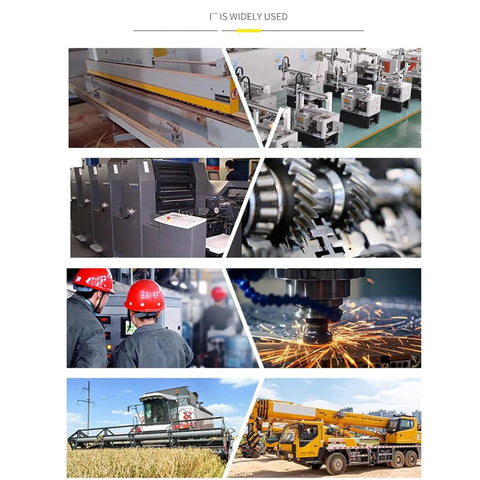 Applications of Two Pack 8mm x 1000mm Linear Rods Chrome Plated Case Hardened Smooth Shafts in various machinery and industries.