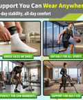 Compression Socks For Plantar Fasciitis And Ankle Pain Relief With Foot Arch Support And Ankle Wrap All Day Comfort Achilles Tendonitis