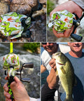 Spincast Fishing Reel Size 30 With Right Or Left Hand Retrieve 3 9 To 1 Gear Ratio Pre Spooled With Line Stainless Steel Dual Line Pickup