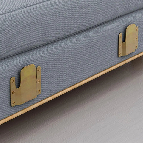 Two Pack Couch Clip Interlock Brackets For Sectional Sofas Easy Install Universal Sofa Connectors attached on upholstered furniture