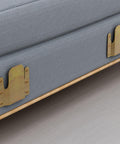 Two Pairs Universal Sectional Sofa Interlock Connectors Iron Bracket Hardware for easy connection installed on sofa