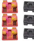 Premium Six Pack Solder Helper Fixtures For Electric Wire Welding in black, red, gold, two compact clamp sizes for precise assembly.