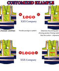 Crew Job Site Ready And Built Dang Tough High Visibility Mesh Reflective Safety Vest Fluorescent Yellow with logo design examples.