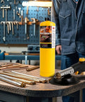Beefy Propane Torch Kit With 4 Flame Head Trigger Start Igniter Includes MAP Gas Tank Grill Torch on workbench