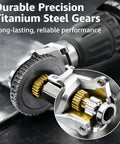 Durable titanium gears of Drill Nibbler Attachment For Sheet Metal Cutting Turns Your Drill Into A Fast Burr Free Metal Cutter