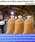 Six Pack Dust Collector Bags 20 Inch Diameter 70 Gallon 6 Mil Heavy Duty Clear Replacement For Woodworking Dust Systems