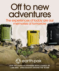 Rugged All Weather Waterproof Hiking Backpack With Roll Top Closure Cushioned Dry Bag And Waterproof Phone Case Heavy Duty Pack on rocks