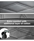 Close-up detail of Center Console Armrest Cover For Volkswagen Atlas And Cross Sport 2024 To 2026 Premium Vegan Leather