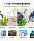Straight Up Home Water Test Kit Checks 256 Hidden Contaminants Like Lead And Bad Bacteria For Folks Who Swear By Legit EPA Certified Lab Verification For Wells Taps Springs sampling image showing various water sources.