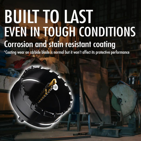 Heavy Duty 1 Inch Tungsten Carbide Tipped Hole Saw Drill Bit For Hard Metal And Sheet Metal Cutting 25.4mm Cutter in workshop