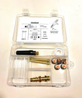 Gas Saver Kit For TIG Welding Torch 3 Series With Retina Collet Clear Glass Cup kit components visible in clear box