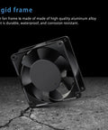 Axial 120mm Cooling Fan 12038, 110V AC, 120x120x38 mm High CFM Ventilation Replacement for Electronics and Projects, Dual Ball Bearings