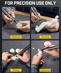 Image of F2 Master Kit Mini Cordless Rotary Tool All In One With 5 Speed 25000 RPM Engraving Pen 28 Accessories for precision tasks