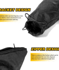 Fits 45mm To 50mm Miter Saw Outlets With Zippered Dust Bag Adjustable Bracket Universal Dust Collector Bag For 255 Model