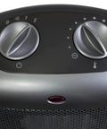 Control panel of Portable Ceramic Space Heater With Tip Over Safety And Overheat Protection, 1500W Two Heat Settings