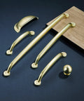 10 Pack 5 Inch Brushed Gold Cabinet Pulls Heavy Duty Solid Zinc Alloy Handles For Cabinets Dressers Kitchens And Bathrooms Easy Install
