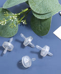 10-pack clear plastic check valves with 1/8 inch hose barb, one-way non-return for water, fuel, air.