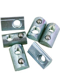 Durable 1045 Steel Ball Spring T Nut Roll In With Zinc Finish For One Quarter Twenty Thread Fits Fifteen Series And Forty Series