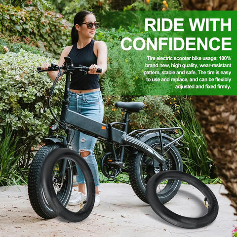 2-Pack 14X2.125 Heavy Duty Bike Inner Tubes With 2 Tire Levers Schrader Valve and bicycle outdoors