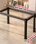 Bulletproof Industrial Table Legs White Cast Iron Base Heavy Duty Metal Desk Support Built Tough Strong 600 Lb Capacity For Diy Coffee Dining Tables Clean Slick Lines, showing dimensions and structure.