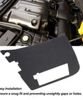 Heavy Duty Abs Battery Box Cover For C5 Corvette 1997 To 2004 displayed in engine bay, showing snug fit and ABS material.