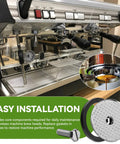Espresso Machine Group Head Gasket Repair Kit Stop Leaks And Keep Your Espresso Setup Running Smooth Like A Pro Replacement Gasket For Nuova Simonelli Oscar Oscar II Musica Appia And Appia II Espresso Machines, with gasket and screw