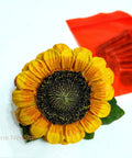 Sunflower Vintage Kitchen Resin Drawer Pulls Cabinet Knobs And Handles Pack Of 6 with hand-painted resin sunflower and hardware