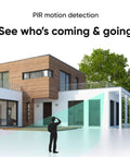 Outdoor Security Camera Starter Bundle With Base Station And One Camera 1080P HD Wire Free Indoor Outdoor setup.