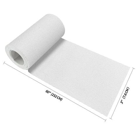 White 3x60 Inch Iron On Fabric Repair Patch Kit for Clothes 100 Percent Cotton No Sew Mending Tool for Garments