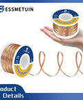 Desoldering Wick Braid With Flux 100 Ft No Clean Soldering Wick For Electronics And PCB Rework Easy Desoldering Tool