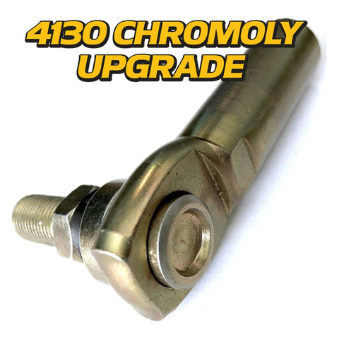 Heavy Duty Switch Tie Rod End Set For Lawn And Garden Tractors Beefed Up Crimp Design 50 Percent Stronger Zinc Yellow Coating For Rust Protection Precise Machined Fit Compatible With X300 X304 X310 X324 X360 X370 X530 X580 X590, 4130 chromoly upgrade