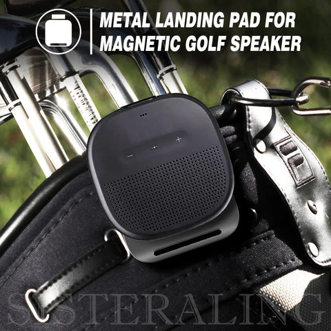 Magnetic Landing Pads For Golf Accessories Towel Rangefinder Flask And Speaker With Quick Access Mounts On Your Golf Bag