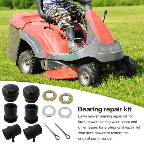 Front Wheel Bearing Rebuild Kit For Zero Turn Mowers RZT50 RZT54 RZT42 Replacement Set With All In One Bearings And Seals Includes 73604228B 7140162 7410990B Variants Easy Install For Durable Performance, lawn mower bearing repair kit parts