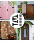 4 Inch T Strap Hinges Heavy Duty Outdoor Black Gate Hinges For Shed Doors Barn Doors Wooden Fences Fence Hardware 4 Pack