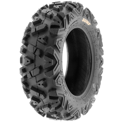 Set Of Four 25x8-12 Front And 25x10-12 Rear ATV UTV Tubeless 6PR Tires Power I A033 Bundle For Trails Desert Mud Dirt Rocks